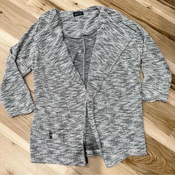 ASTR The Label Grey Open Front Cardigan Women’s Small - Picture 1 of 4